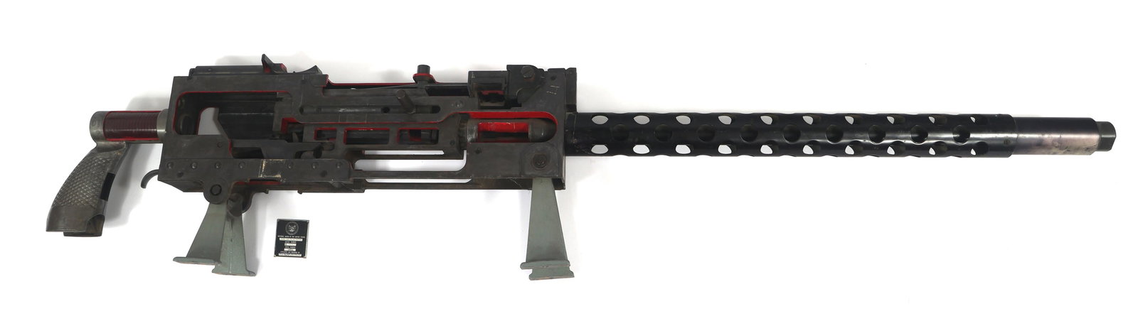 US NATIONAL GUARD M1919A4 CLASSROOM TRAINING MODEL: US NATIONAL GUARD M1919A4 CLASSROOM TRAINING MODEL US National Guard Model M1919A4 cutaway classroom training display model. Developed and procured by the Office of Naval Research Special Devices Cent