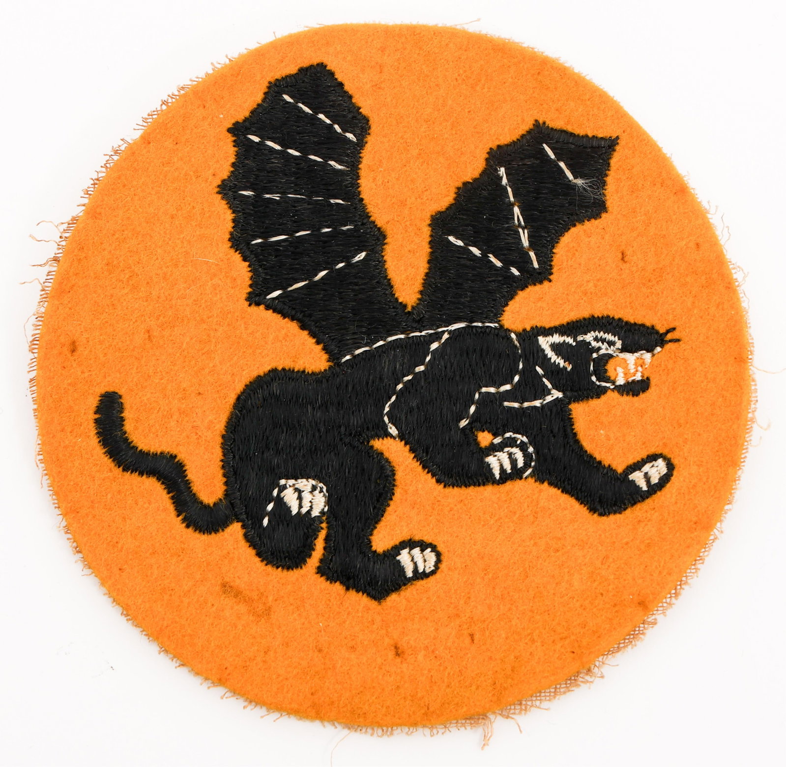 WWII US ARMY AIRBORNE 541st PIR POCKET PATCH: WWII US ARMY AIRBORNE 541st PIR POCKET PATCH WWII to Occupation US Army 541st Parachute Infantry Regiment Pocket Patch. Felt backing with cotton embroidery. Size: 3 7/8" x 3 7/8" Provenance: Lifetime 