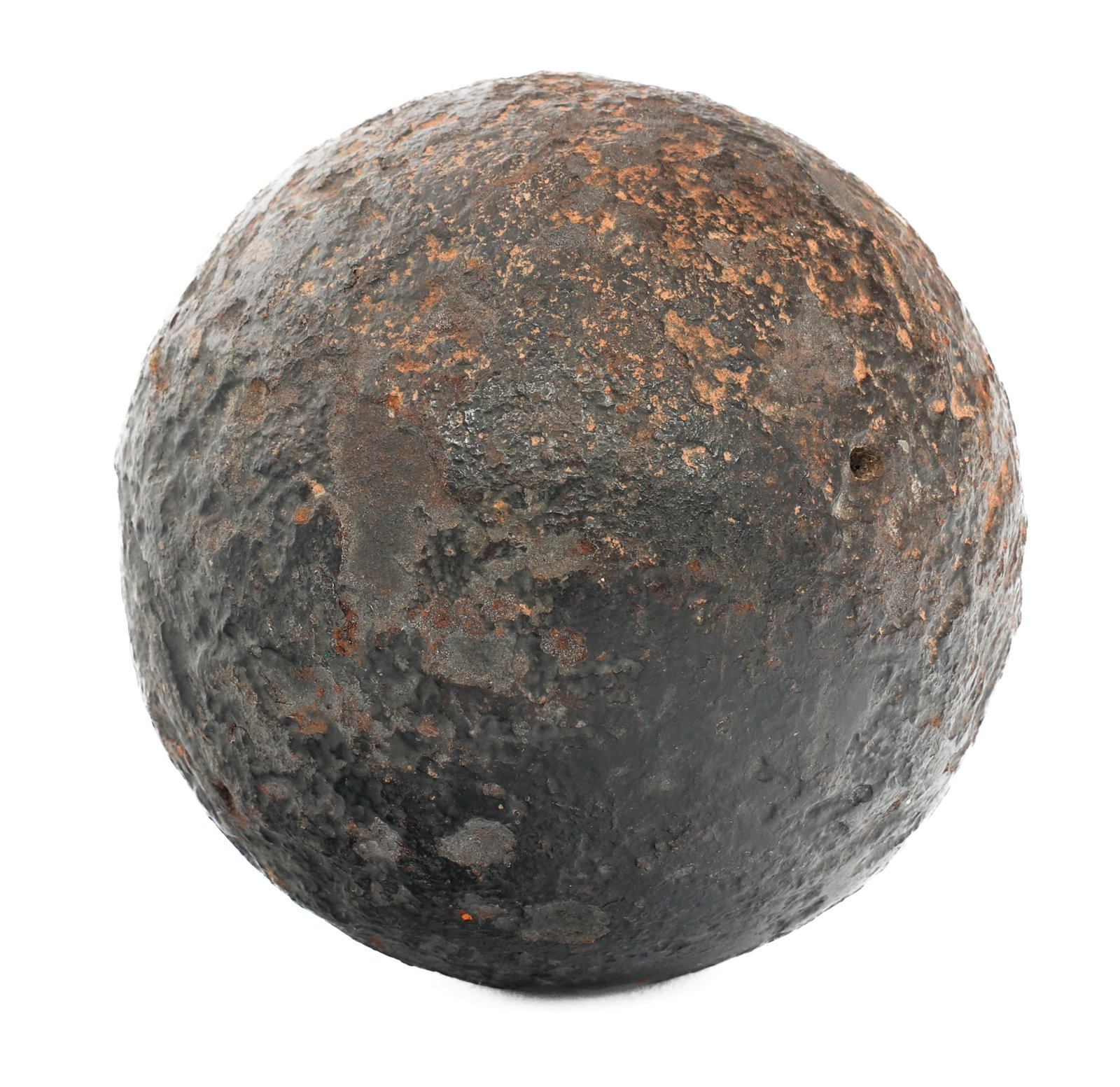 CIVIL WAR US 12 POUNDER CANNON BALL: CIVIL WAR US 12 POUNDER CANNON BALL Civil War US 12 Pounder Cannon Ball. Size: 4 1/2" Weight: 12 lbs.