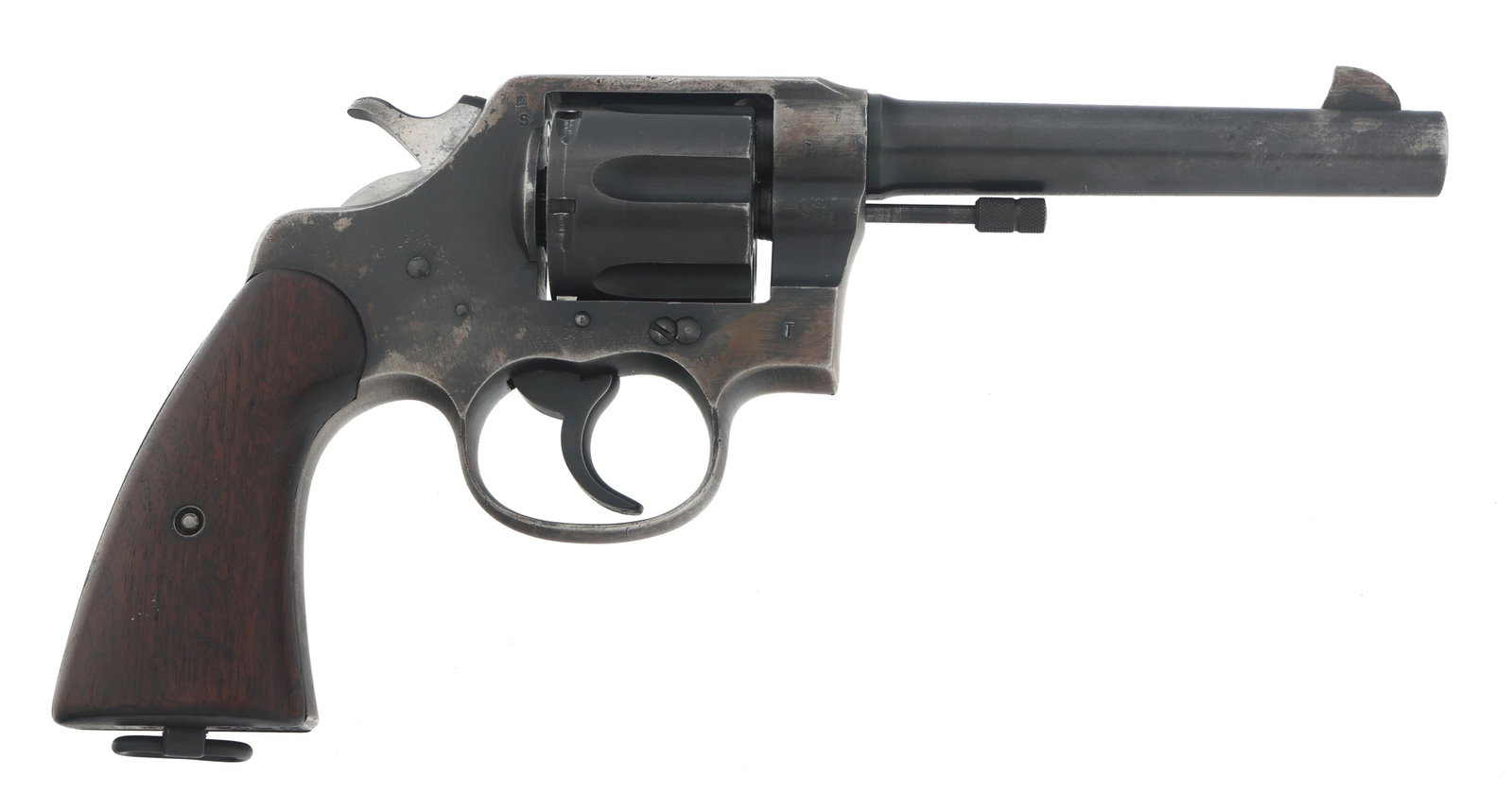US COLT ARMY MODEL 1917 45 CALIBER DA REVOLVER: US COLT ARMY MODEL 1917 45 CALIBER DA REVOLVER US Colt Army Model 1917 .45 ACP caliber DA revolver. ?United States Property? and 1625 stamped on bottom of barrel. U.S. Army Model 1917 No. 35101 stampe