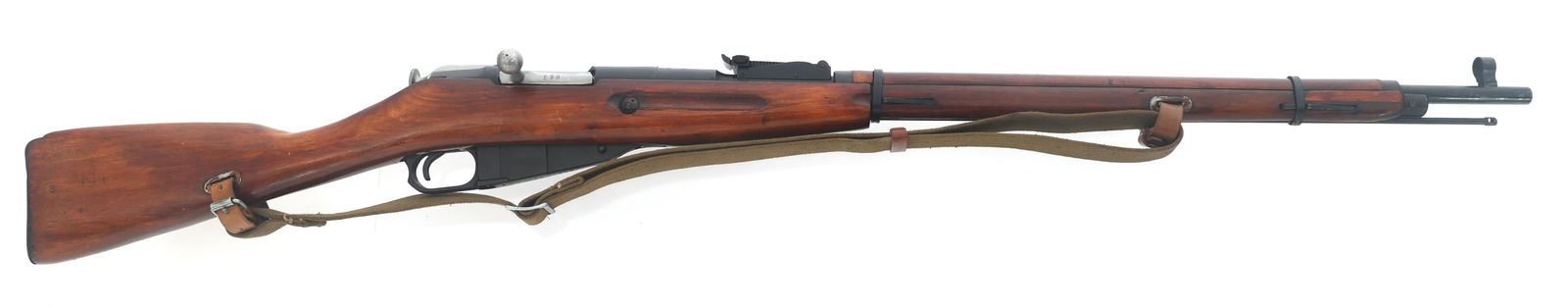 1938 RUSSIAN TULA MODEL 91/30 7.62mm CAL RIFLE: 1938 RUSSIAN TULA MODEL 91/30 7.62mm CAL RIFLE 1938 Russian WWII Russian Tula model 91/30 7.62x54mmR caliber Mosin Nagant bolt action rifle. Import stamped C.A.I. on left side of receiver. M91/30 RUSS