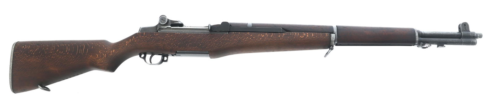 US SPRINGFIELD M1 GARAND .30-06 CALIBER RIFLE: US SPRINGFIELD M1 GARAND .30-06 CALIBER RIFLE 1950 US Springfield Model M1 Garand .30-06 caliber semi-automatic rifle. Gun metal receiver. Top of receiver stamped US Rifle / Cal 30 M1 / Springfield Ar