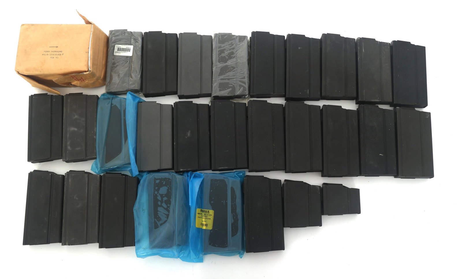 7.62X51mm CALIBER M1A RIFLE MAGAZINES: 7.62X51mm CALIBER M1A RIFLE MAGAZINES Lot of 28 7.62X51mm caliber M1A rifle magazines. Size / Gauge: 7.62x51mm Provenance: Lifetime Firearm Collection of Gerald L. Bruno Jr. (1959-2024 | Woodhaven, Mi