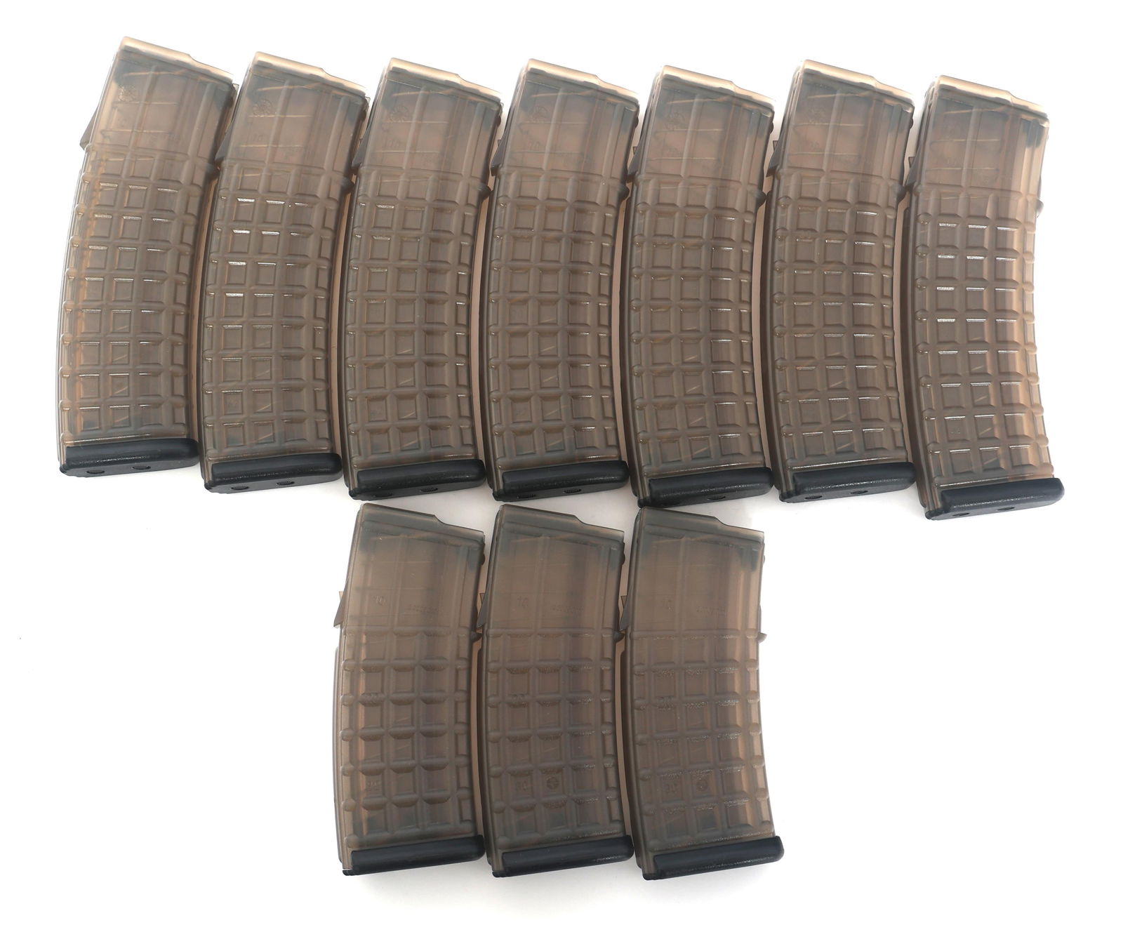 STEYR AUG .223 REM CALIBER RIFLE MAGAZINES: STEYR AUG .223 REM CALIBER RIFLE MAGAZINES Lot of 10 .223 Rem caliber Steyr Aug rifle magazines. Size / Gauge: 223 Rem Provenance: Lifetime Firearm Collection of Gerald L. Bruno Jr. (1959-2024 | Woodh