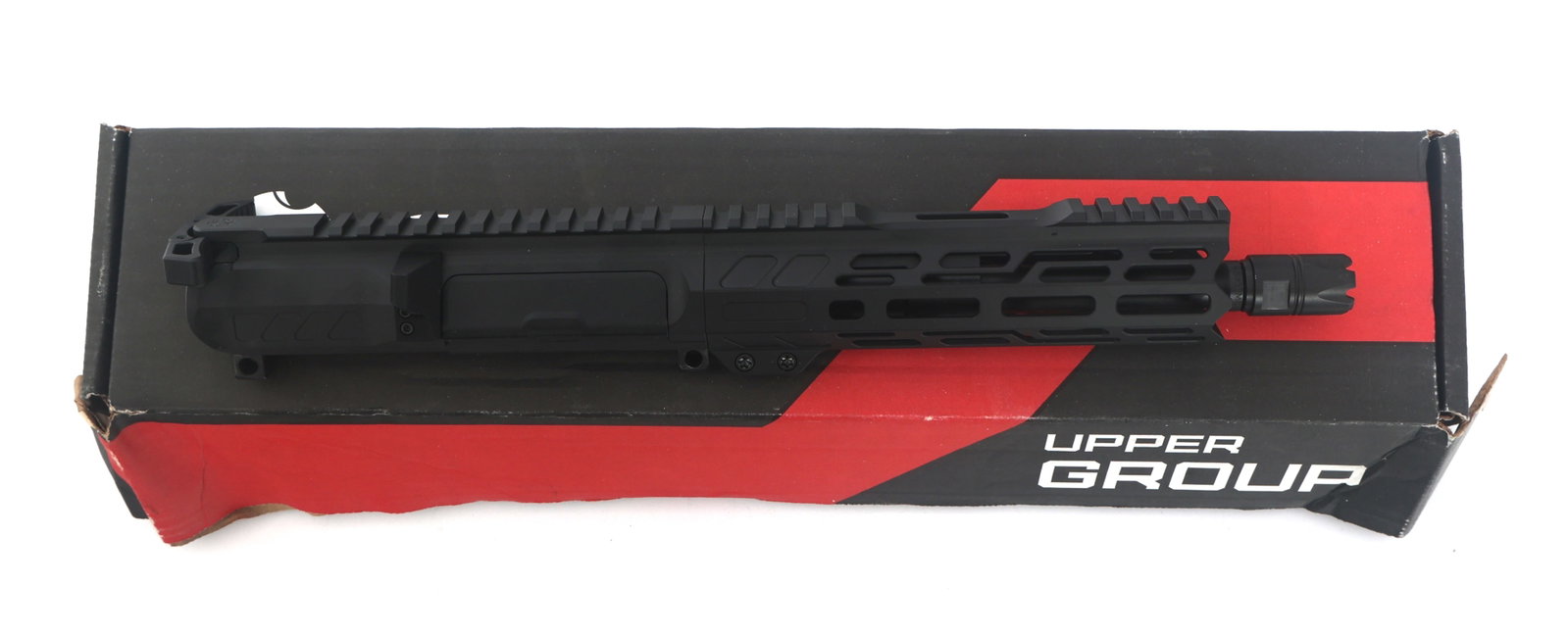 CMMG BANCHEE MK 4 4.6X30mm CALIBER UPPER GROUP: CMMG BANCHEE MK 4 4.6X30mm CALIBER UPPER GROUP CMMG Banchee Mk 4 4.6x30mm caliber Upper Group 8". Armor black. Size / Gauge: 4.6x30mm Provenance: Lifetime Firearm Collection of Gerald L. Bruno Jr. (19