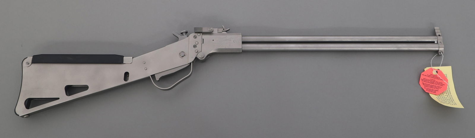 SPRINGFIELD M6 SCOUT .22 CAL/.410 GA SURVIVAL GUN: SPRINGFIELD M6 SCOUT .22 CAL/.410 GA SURVIVAL GUN Springfield model M6 Scout .22 Hornet/.410 Gauge over under combination gun. Manufactured by CZ. Top or bottom barrel selection on hammer. 18? barrels