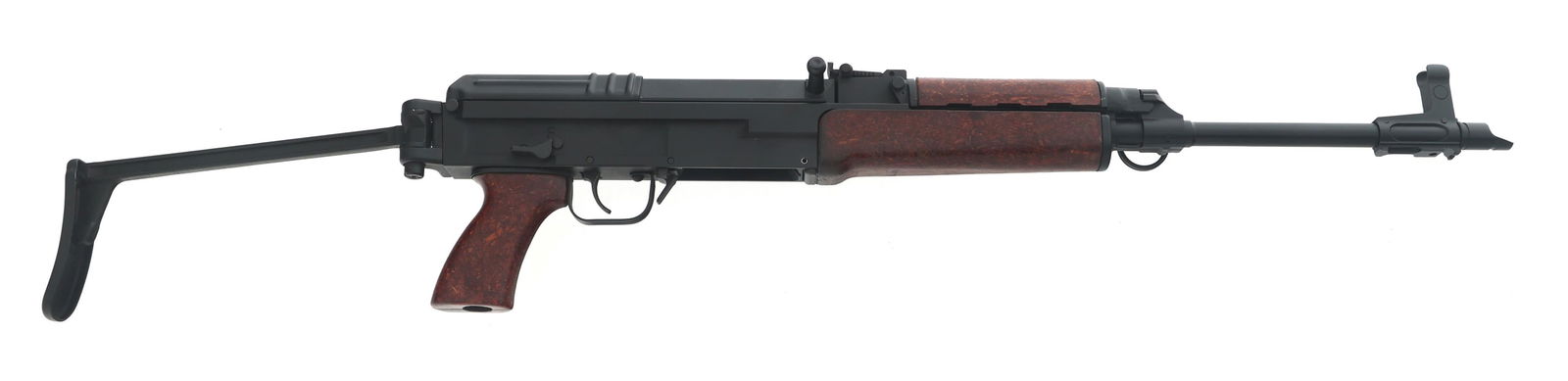 CENTURY ARMS MODEL VZ2008 7.62X39mm CALIBER RIFLE: CENTURY ARMS MODEL VZ2008 7.62X39mm CALIBER RIFLE Century Arms model VZ2008 Sporter 7.62x39mm caliber semi automatic rifle. Import marked Century Arms, Inc. Georgia, UT on left side of receiver. Front