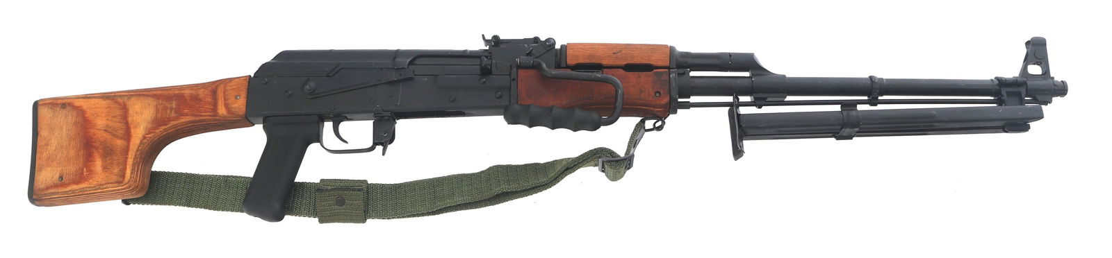 CUGIR MODEL AES-10B 7.62x39mm CALIBER RIFLE: CUGIR MODEL AES-10B 7.62x39mm CALIBER RIFLE SA/Cugir Model AES-10B 7.62x39mm caliber semi-automatic rifle. CAI import mark. Wood stock and forend. Steel butt plate. Compartment in butt stock. Canvas s