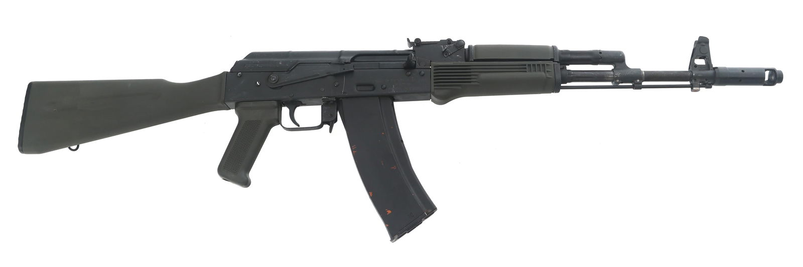 CUGIR MODEL SAR 3 5.56x45mm CALIBER RIFLE: CUGIR MODEL SAR 3 5.56x45mm CALIBER RIFLE CN Romarm SA/Cugir Model SAR 3 5.56x45mm caliber semi-automatic rifle. CAI import mark. Composite stock, pistol grip, and forend. Composite butt plate. Compar