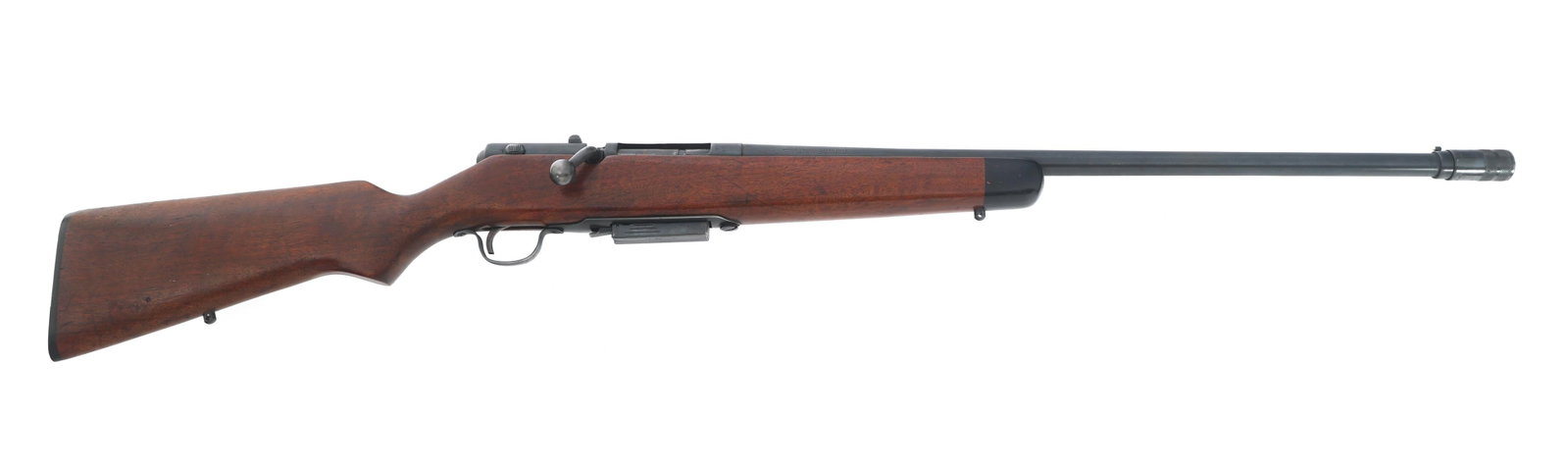 SAVAGE STEVENS MODEL 58 16 GAUGE SHOTGUN: SAVAGE STEVENS MODEL 58 16 GAUGE SHOTGUN Savage Stevens Model 58 Bolt Action 16 Gauge Shotgun. 2.75" chamber. Savage adjustable choke. Blued finish. Wood stock. Front bead sight. Swivel studs. One mag