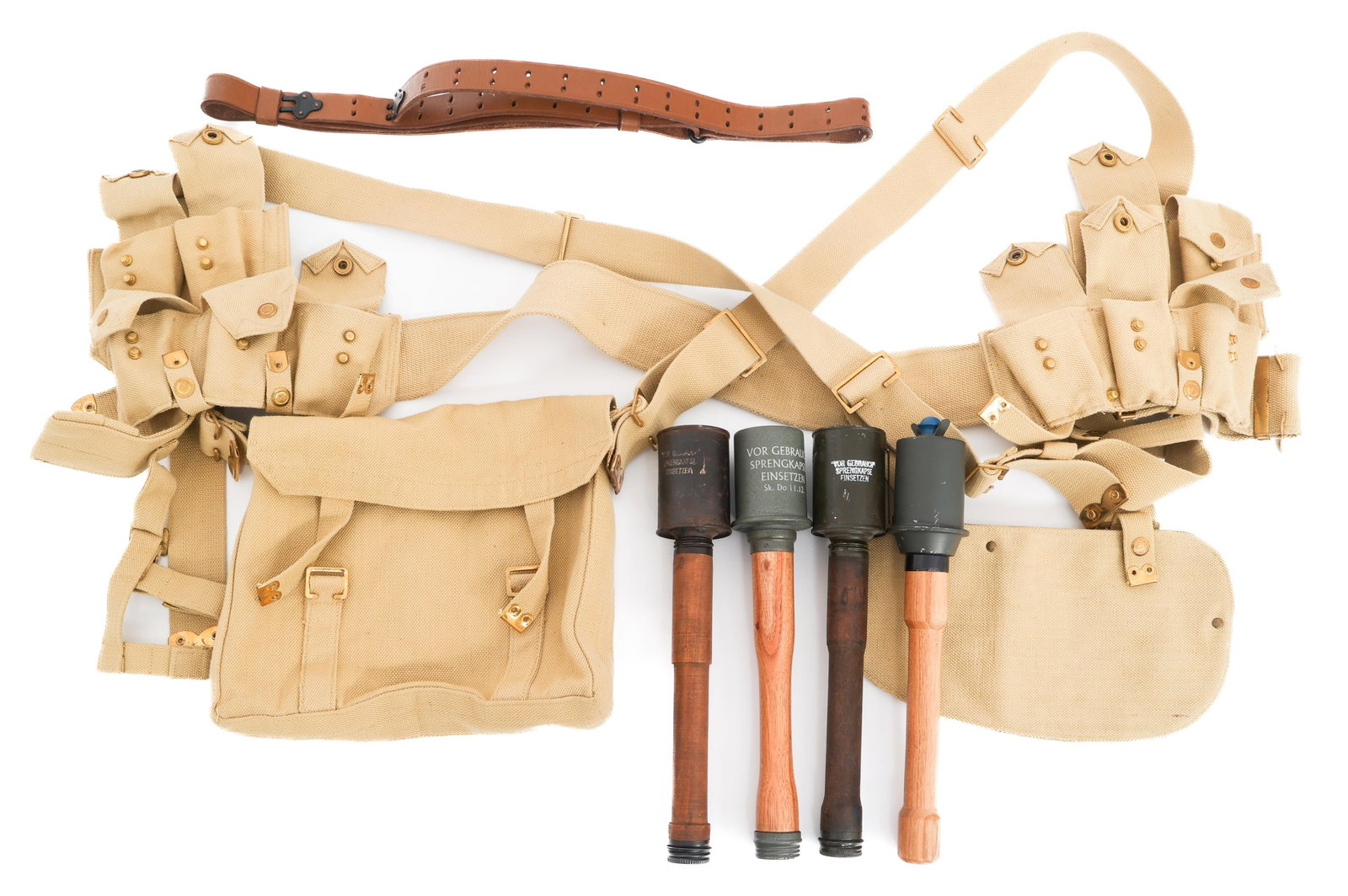 REENACTOR WWII UK, US & GERMAN GEAR & GRENADES: REENACTOR WWII UK, US & GERMAN GEAR & GRENADES Modern copies of WWI - WWII British, US and German Field Gear and Grenades.