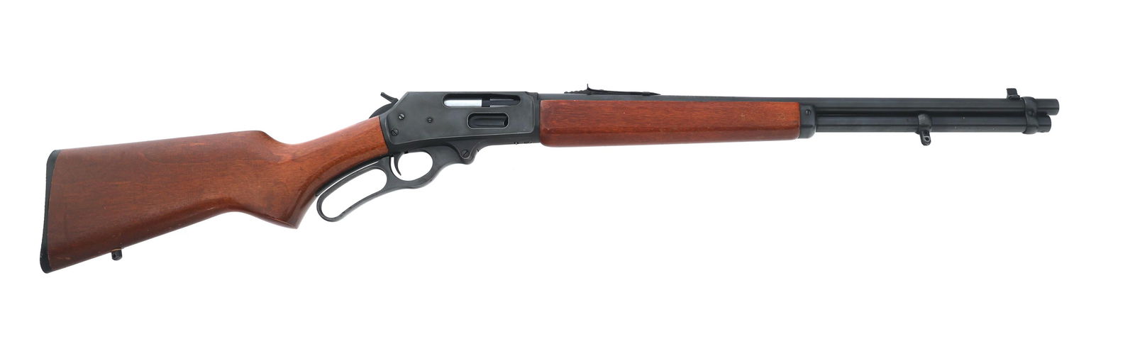 MARLIN GLENFIELD MODEL 30A .30-30 CALIBER RIFLE: MARLIN GLENFIELD MODEL 30A .30-30 CALIBER RIFLE Marlin Glenfield Model 30A .30-30 caliber lever action rifle. Blued finish. Wood stock. Adjustable rear sight. Swivel studs. Caliber / Gauge: 30-30 Barr