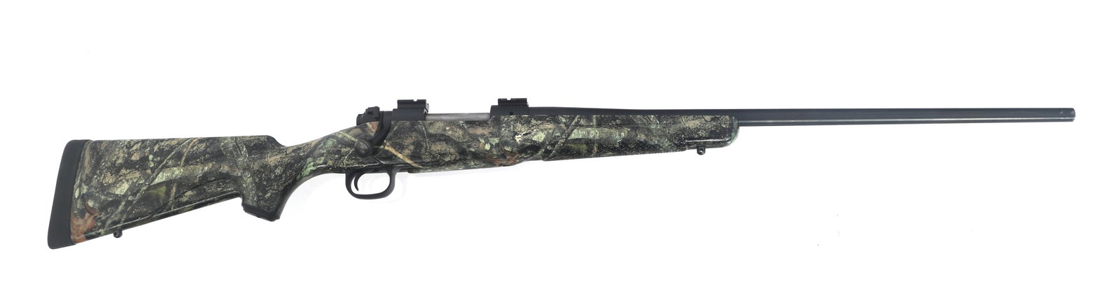 WINCHESTER MODEL 70 .300 WSM CALIBER RIFLE: WINCHESTER MODEL 70 .300 WSM CALIBER RIFLE Winchester Model 70 .300 WSM caliber bolt action rifle. Matte blued finish. Composite stock. Scope mounts. Swivel studs. Rubber recoil pad. Caliber / Gauge: 