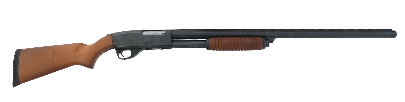 STEVENS MODEL 67 SERIES E 12 GAUGE PUMP SHOTGUN: STEVENS MODEL 67 SERIES E 12 GAUGE PUMP SHOTGUN Stevens by Savage Model 67 Series E 12 gauge pump action shotgun. 2.75"-3" shells. Removable Modified choke. Blued finish. Vented rib barrel with bead f