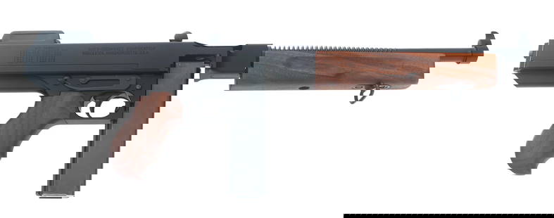 AUTO ORDNANCE MODEL 1927-A1 .45 ACP CALIBER PISTOL: AUTO ORDNANCE MODEL 1927-A1 .45 ACP CALIBER PISTOL Auto Ordnance Model 1927-A1 .45 ACP caliber semi automatic pistol. Matte black finish. Blade front sight. Adjustable rear sight. Sling mount. Finned