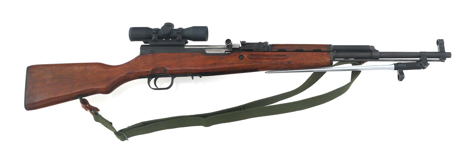 NORINCO TYPE 56 7.62X39mm CALIBER SKS RIFLE: NORINCO TYPE 56 7.62X39mm CALIBER SKS RIFLE Norinco Type 56 7.62x39 caliber SKS semi automatic rifle. Receiver stamped Norinco SKS 7,62 Made in China GRE HB CA. Barrel stamped K cartouche on left side