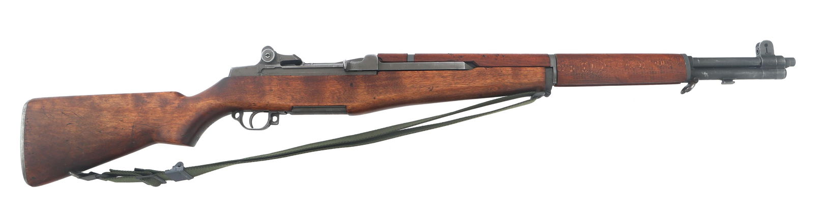 WWII 1943 US SPRINGFIELD M1 GARAND .30-06 RIFLE: WWII 1943 US SPRINGFIELD M1 GARAND .30-06 RIFLE WWII 1943 US Springfield Model M1 Garand .30-06 caliber semi automatic rifle. Barrel stamped 2-S-A-9-43 and P. Bolt stamped 6528287-SA over US2. Wood st