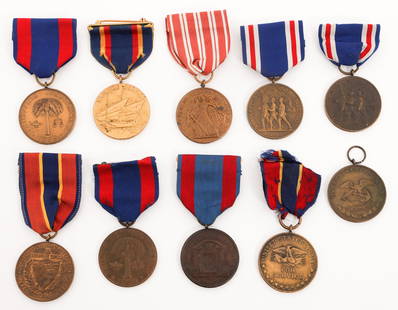 US NAMED YANGTZE SERVICE & CAMPAIGN MEDALS: US NAMED YANGTZE SERVICE & CAMPAIGN MEDALS US Marine Corps and Navy Named and Numbered Yangtze Service, Philippine Insurrection & Service and Nicaraguan Campaign Medals. (1) US Navy Yangtze Service. F