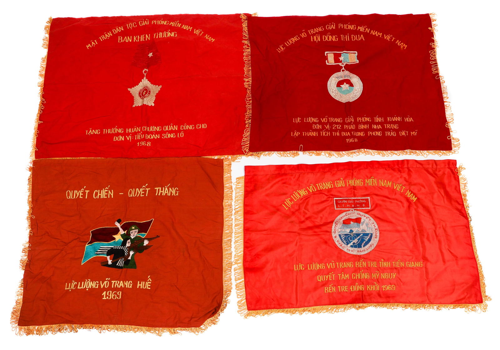 POST VIETNAM WAR SAIGON MARKET NVA FLAGS: POST VIETNAM WAR SAIGON MARKET NVA FLAGS Post Vietnam War Saigon Market NVA Flags. Size: 26" to 32" x 39" to 42"