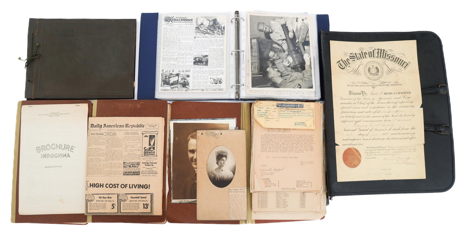 WWII - COLD WAR CHIEF WARRANT OFFICER GROUPING: WWII - COLD WAR CHIEF WARRANT OFFICER GROUPING WWII - Cold War Silver Star Recipient, US Army Chief Warrant Officer 2 Stanton Levi Myers RW907538 and 0-266450, Document and Photograph Grouping. Includ