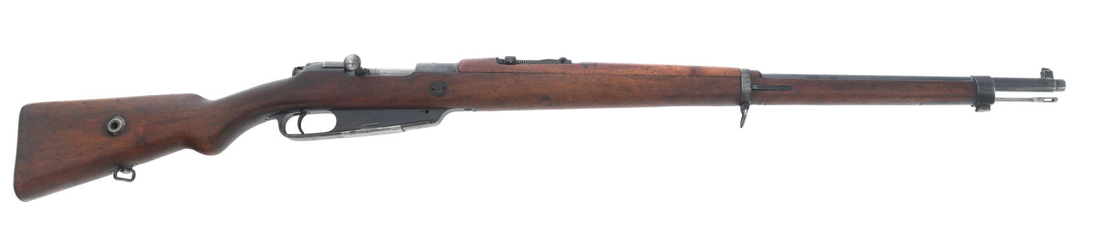 TURKISH MODEL 1938 7.92x57mm CALIBER MAUSER RIFLE: TURKISH MODEL 1938 7.92x57mm CALIBER MAUSER RIFLE 1938 Turkish Ankara Model 1938 7.92x57mm caliber bolt action Mauser rifle. No import stamp. Receiver stamped TC / AS FA / Ankara / 1938 with the Turki