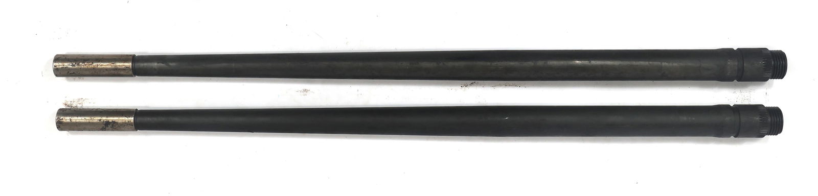 BROWNING M3 .50 BMG CALIBER AIRCRAFT BARRELS: BROWNING M3 .50 BMG CALIBER AIRCRAFT BARRELS Two Browning M3 .50 BMG caliber aircraft machine gun barrels stamped D-35348-6. Barrel bushing muzzle extensions. Caliber / Gauge 50 BMG