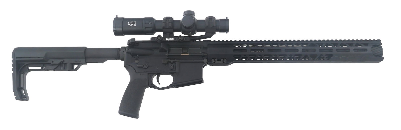 ZRO DELTA READY SERIES .223 WYLDE CALIBER RIFLE: ZRO DELTA READY SERIES .223 WYLDE CALIBER RIFLE ZRO Delta Ready Series .223 Wylde caliber semi automatic rifle. Direct impingement gas system. Adjustable rear stock. Ambidextrous magazine release, bol