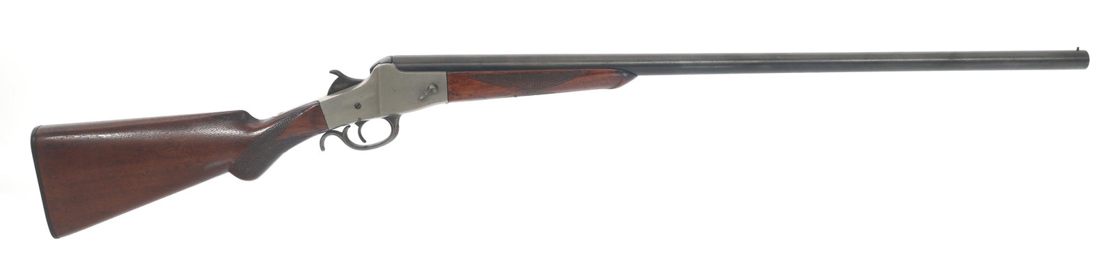 W.H. DAVENPORT FIREARMS CO. FALLING BLOCK SHOTGUN: W.H. DAVENPORT FIREARMS CO. FALLING BLOCK SHOTGUN W.H. Davenport Firearms Co. 12 gauge falling block shotgun. Fixed Cylinder choke. Barrel stamped W.H. Davenport Firearms Co. Norwich, Conn. USA. Blued