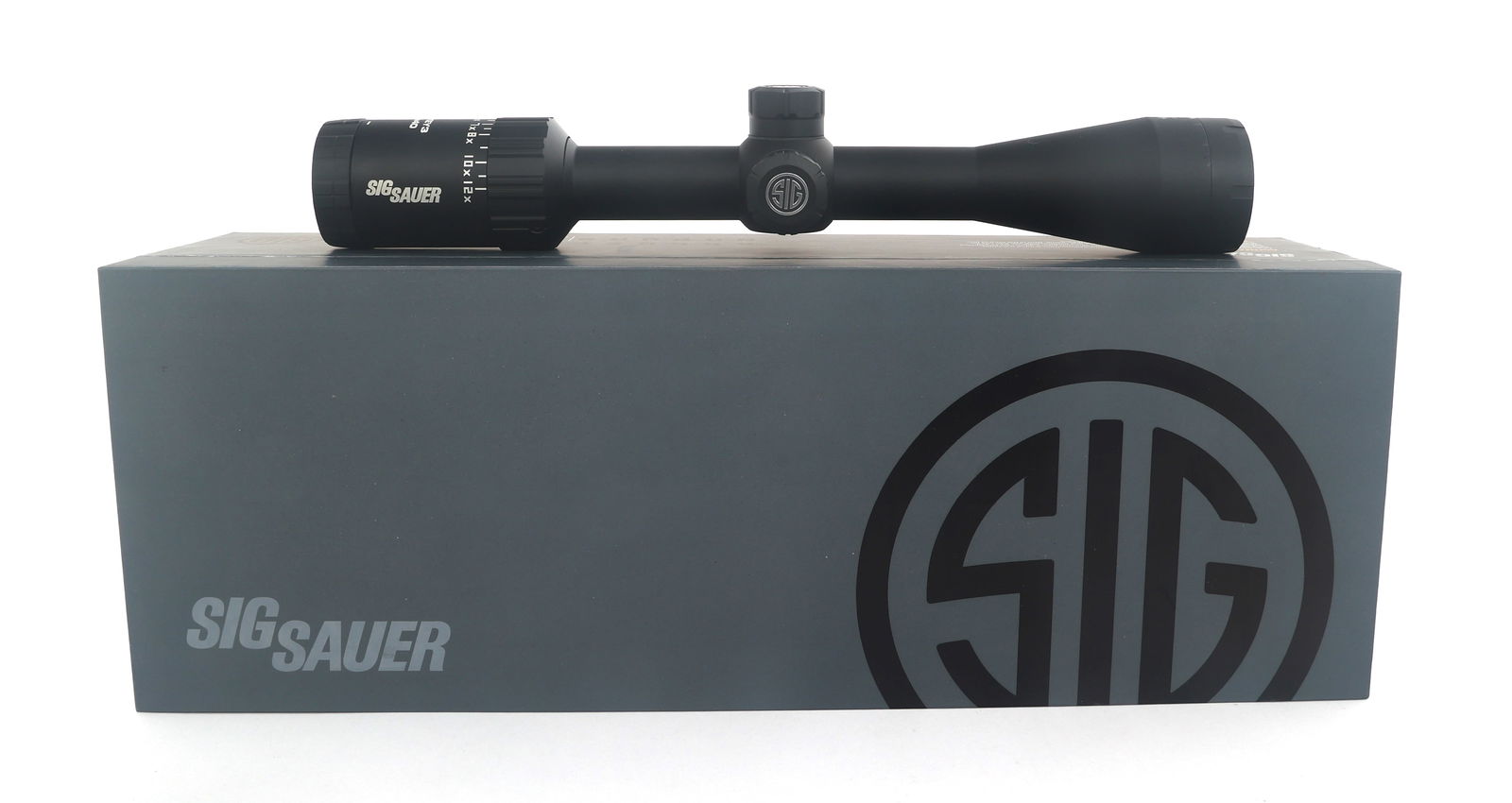 SIG SAUER WHISKEY3 4-12x40mm SFP RIFLE SCOPE: SIG SAUER WHISKEY3 4-12x40mm SFP RIFLE SCOPE Sig Sauer WHISKEY3 4-12x40mm Second Focal Plane illuminated reticle rifle scope. Hellfire TriPlex. SKU: SOW34106. Size / Gauge: 4-12x40mm