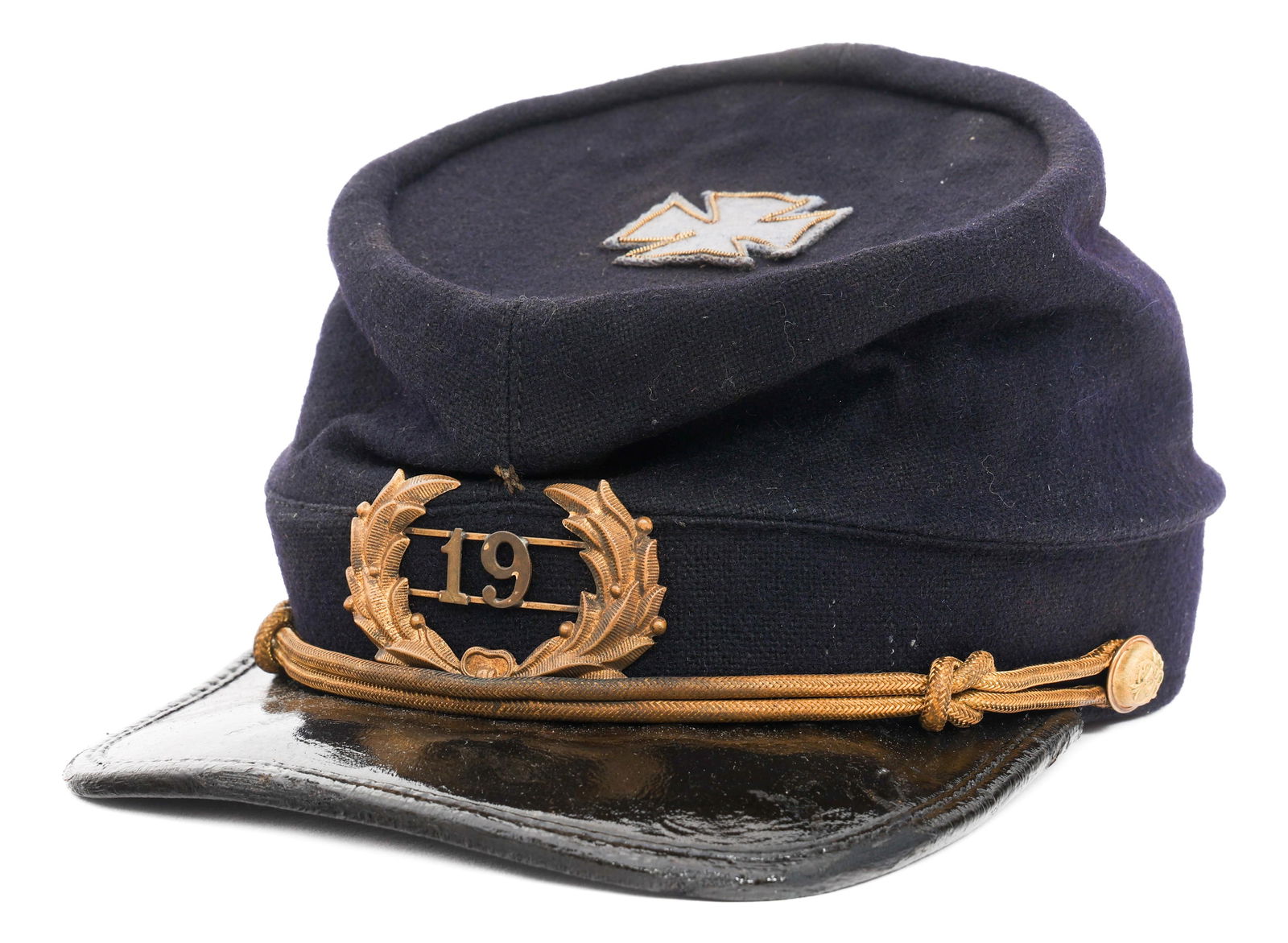 CIVIL WAR US ARMY 5th CORPS OFFICER FORAGE CAP (1 of 12)