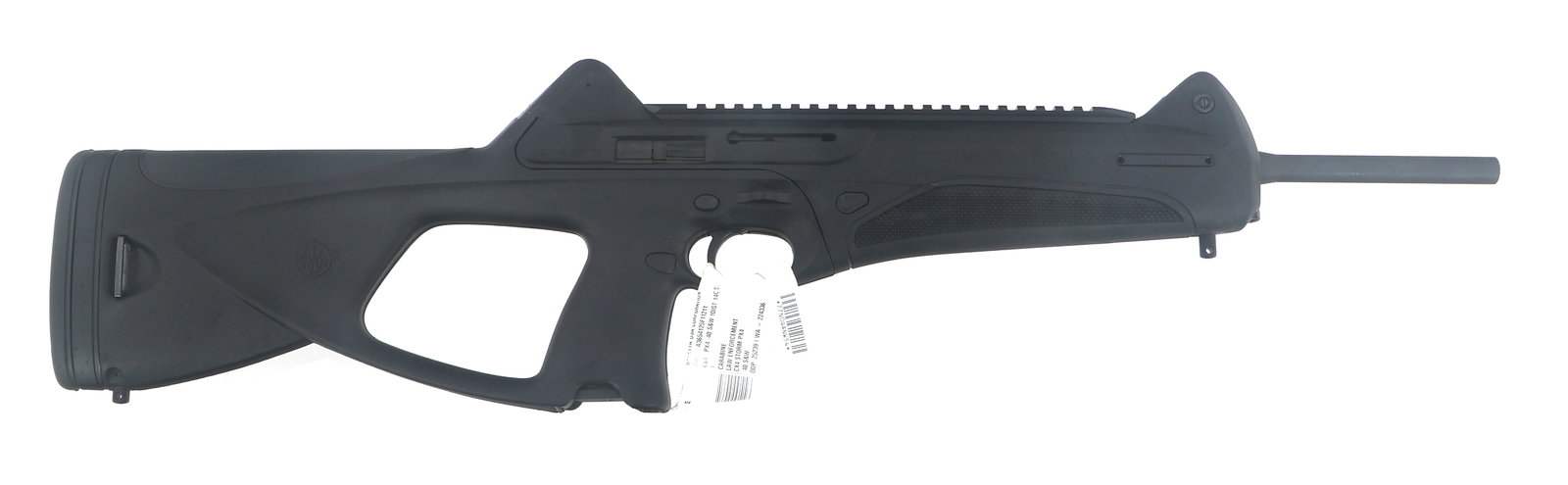 BERETTA MODEL CX4 STORM .40 S&W CALIBER CARBINE: BERETTA MODEL CX4 STORM .40 S&W CALIBER CARBINE Beretta Model CX4 Storm 9x19mm caliber bull-pup carbine. Composite stock. Flip sights. One magazine. Owners manual. Plastic Beretta case. Caliber / Gaug