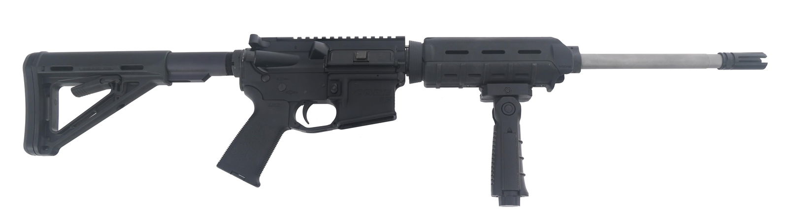 CXV MODEL CORE 15 .300 BLACKOUT CALIBER RIFLE: CXV MODEL CORE 15 .300 BLACKOUT CALIBER RIFLE CXV Model Core 15 .300 Blackout caliber semi automatic rifle. Matte stainless steel barrel stamped .300 BLK 1/7. Flat top receiver. Forward assist. Flash