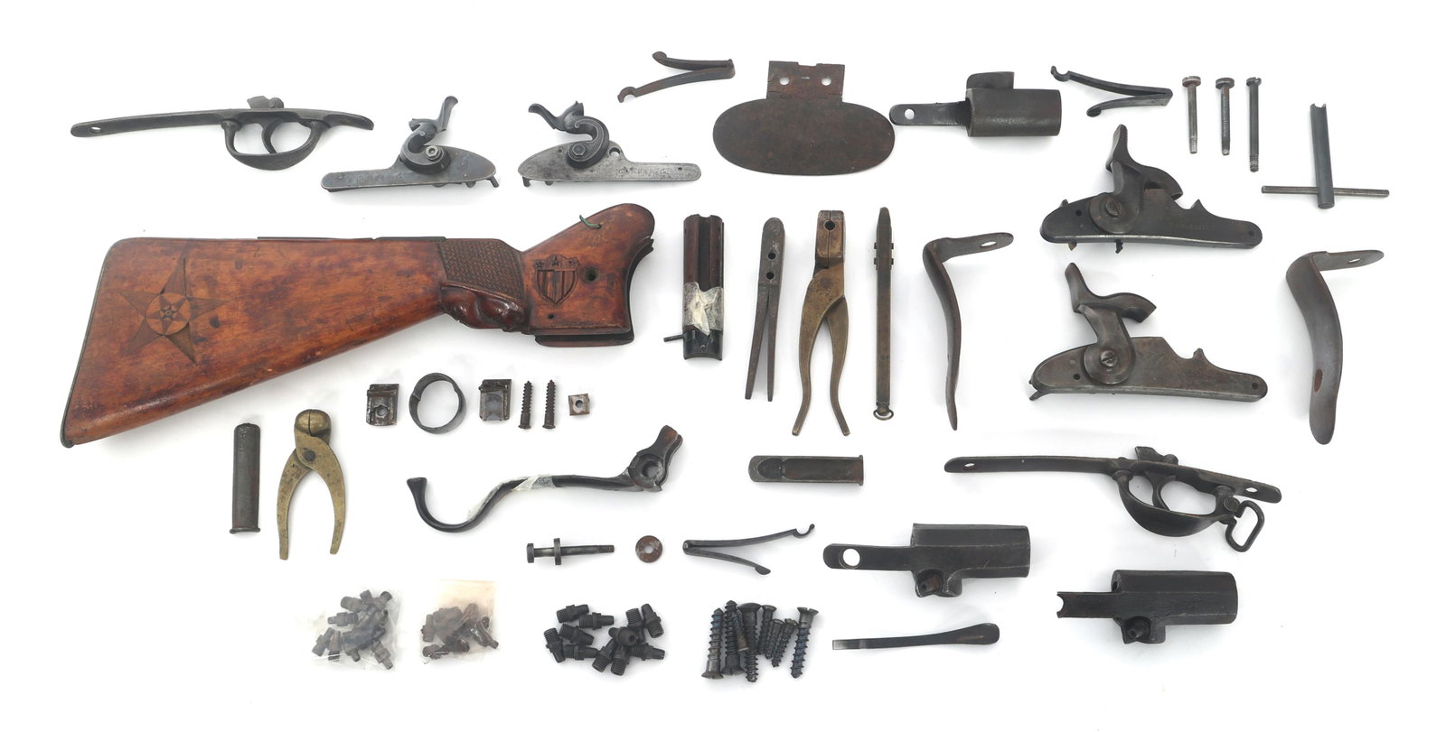 US SPRINGFIELD RIFLE PARTS: US SPRINGFIELD RIFLE PARTS Percussion rifle parts. US Springfield side plates, trigger guards and more.