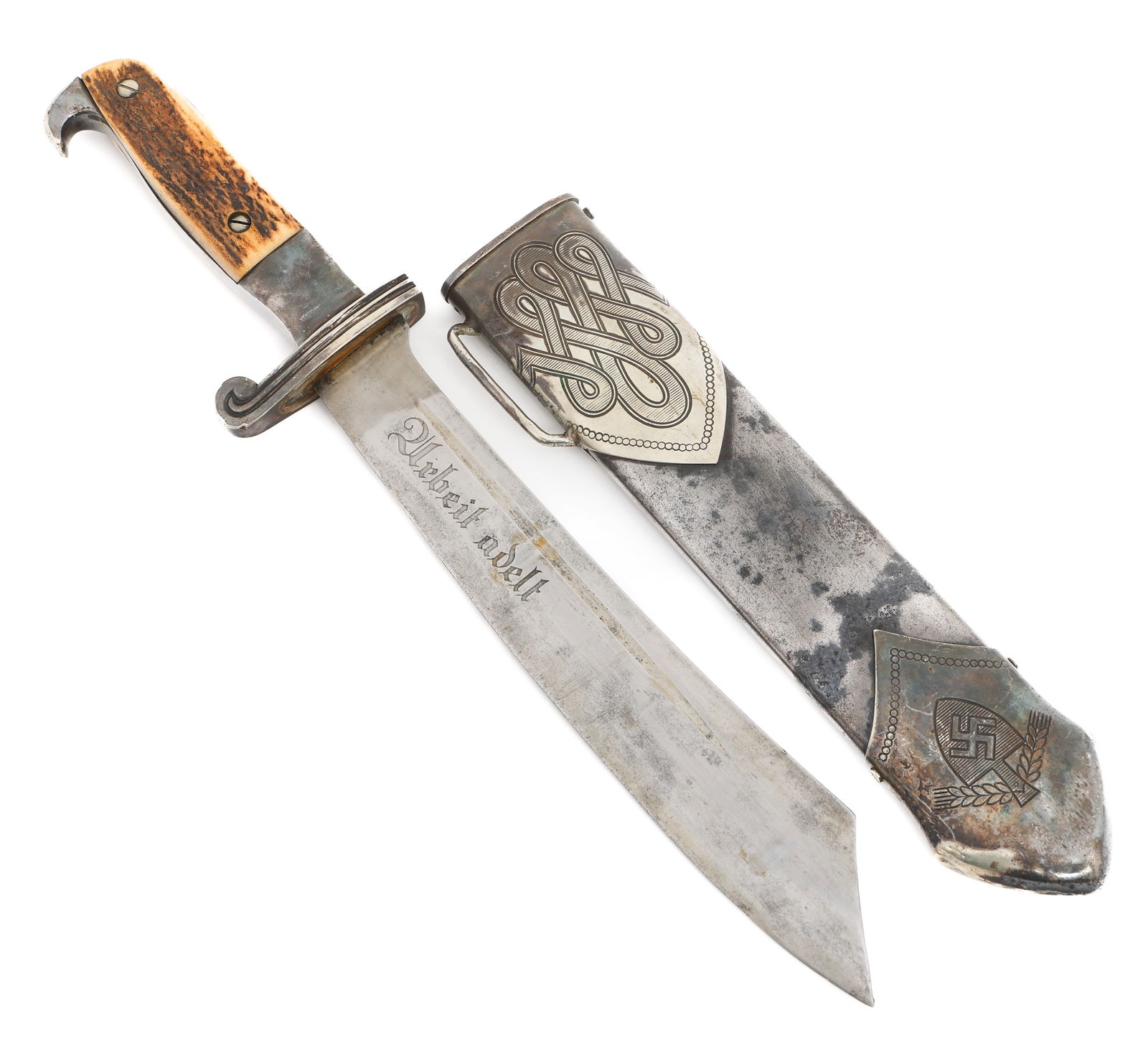 WWII GERMAN RAD ENLISTED DRESS DAGGER by WUSTHOF (1 of 17)