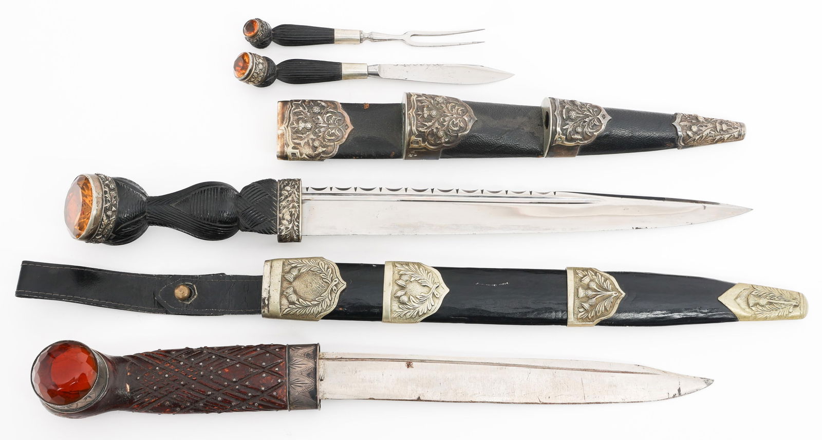 MODERN SCOTTISH DIRK DAGGERS WITH SCABBARDS (1 of 14)