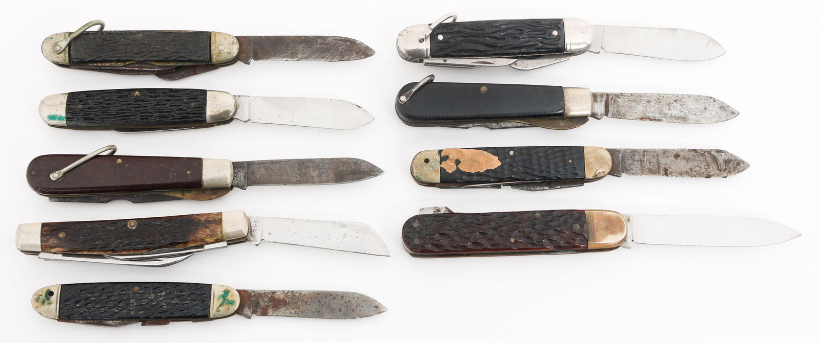 FOLDING POCKET KNIVES - CASE, CAMILLUS, KENT: FOLDING POCKET KNIVES - CASE, CAMILLUS, KENT Folding Pocket Knives. Makers include Case, Camillus, Imperial, Hubertus and Kent. Blade Length: 2 5/8" to 3 1/8" Total Length: 6 1/4" to 7 1/4"