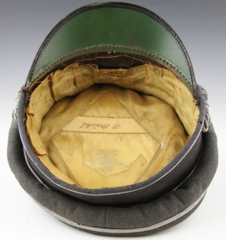 GERMAN WWII LUFTWAFFE OFFICERS VISOR - 4
