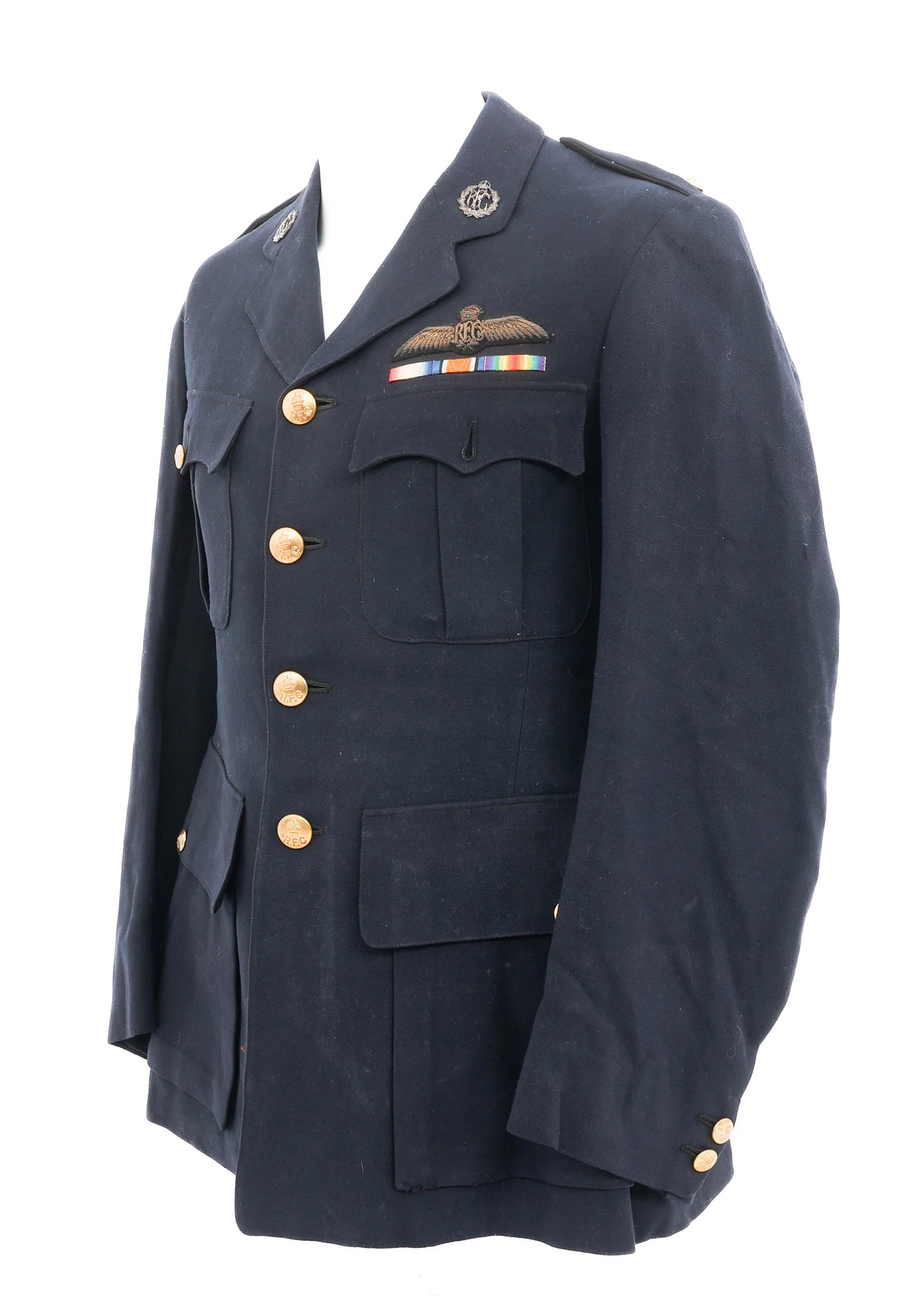 WWI UK FLYING CORPS LIEUTENANT MESS DRESS TUNIC (1 of 10)