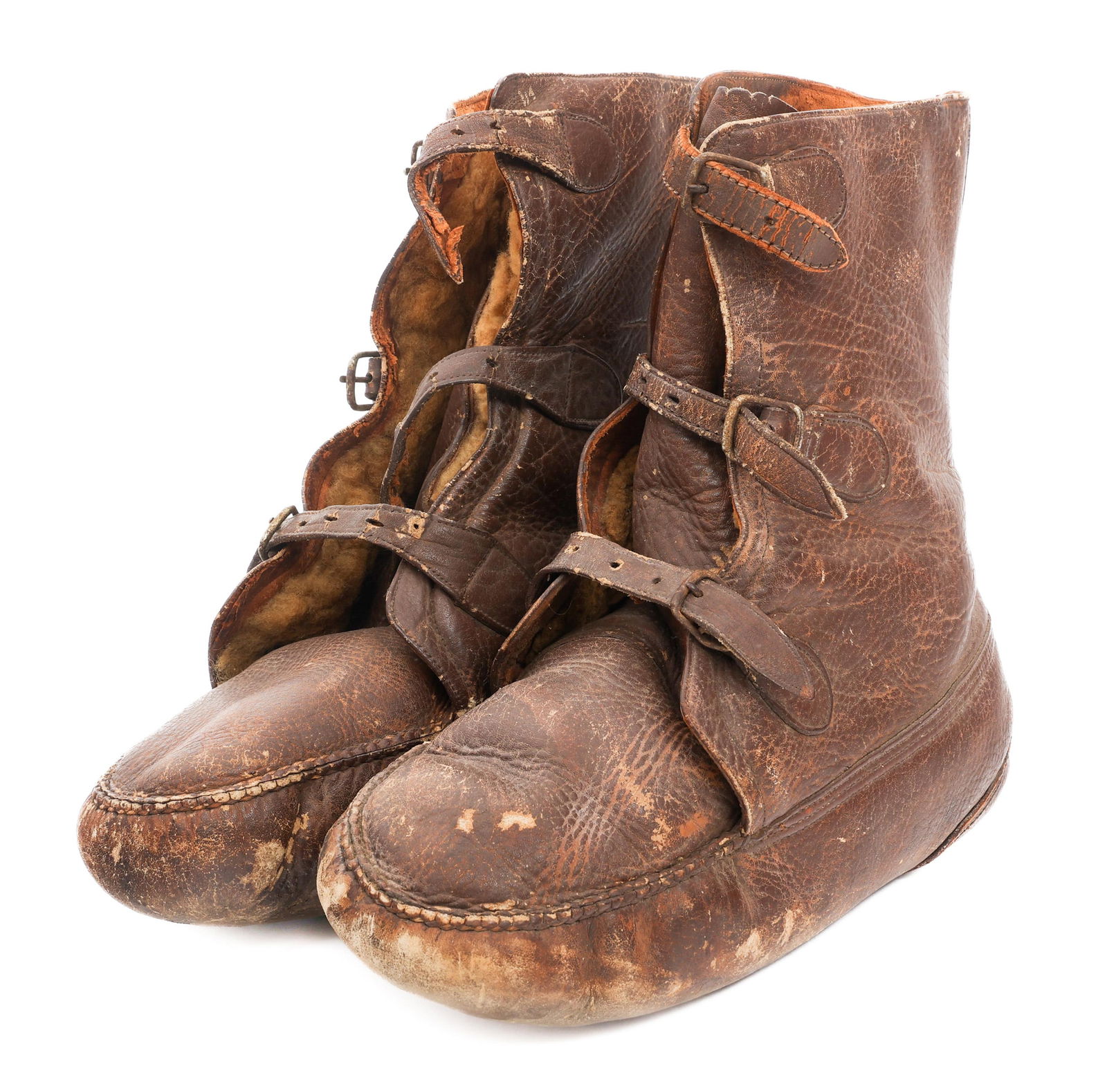 WWI US AIR SERVICE FLYING MOCCASIN BOOTS (1 of 11)
