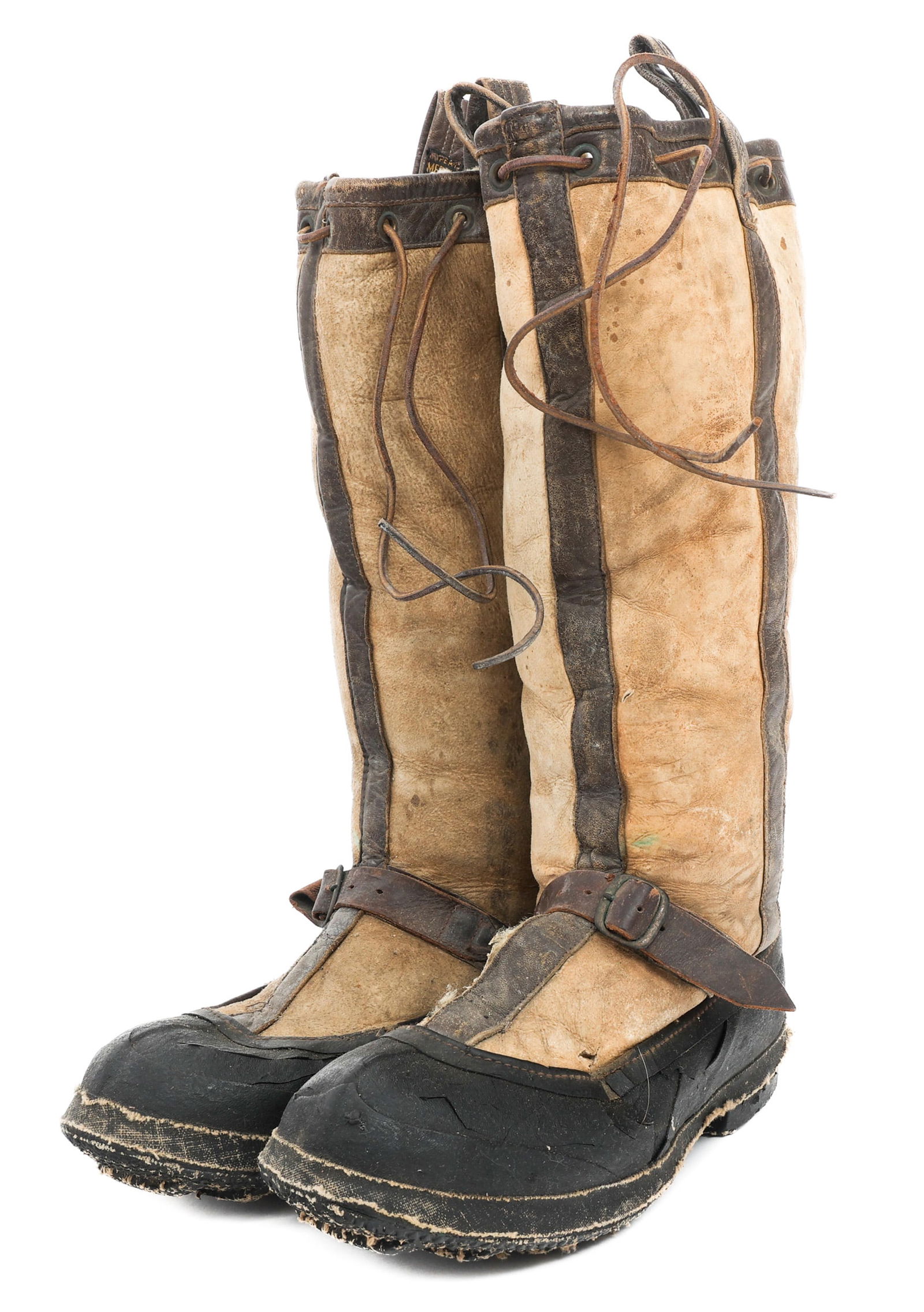 WWII US ARMY AIR FORCE TYPE A-10 FLIGHT BOOTS (1 of 11)