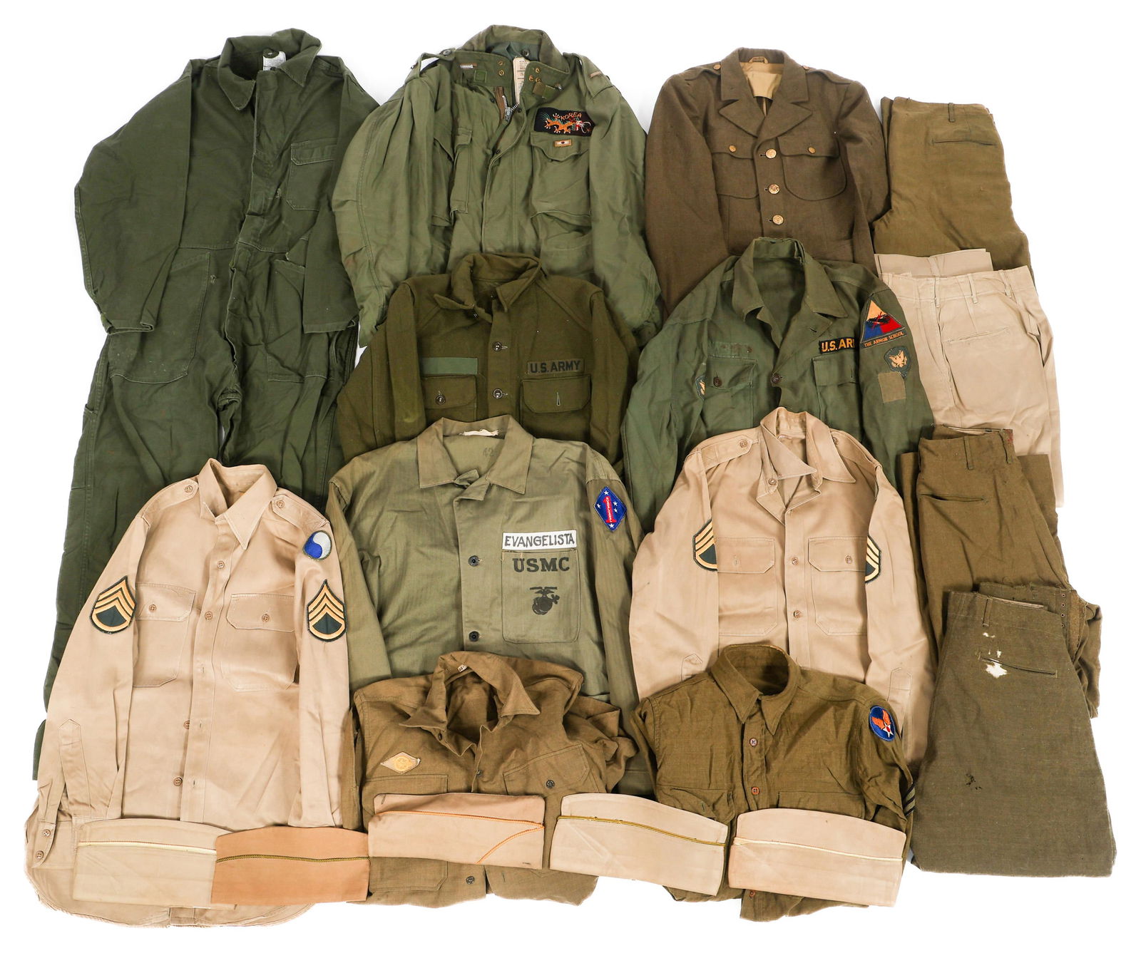 WWII - COLD WAR US ARMY JACKETS & UNIFORMS (1 of 15)