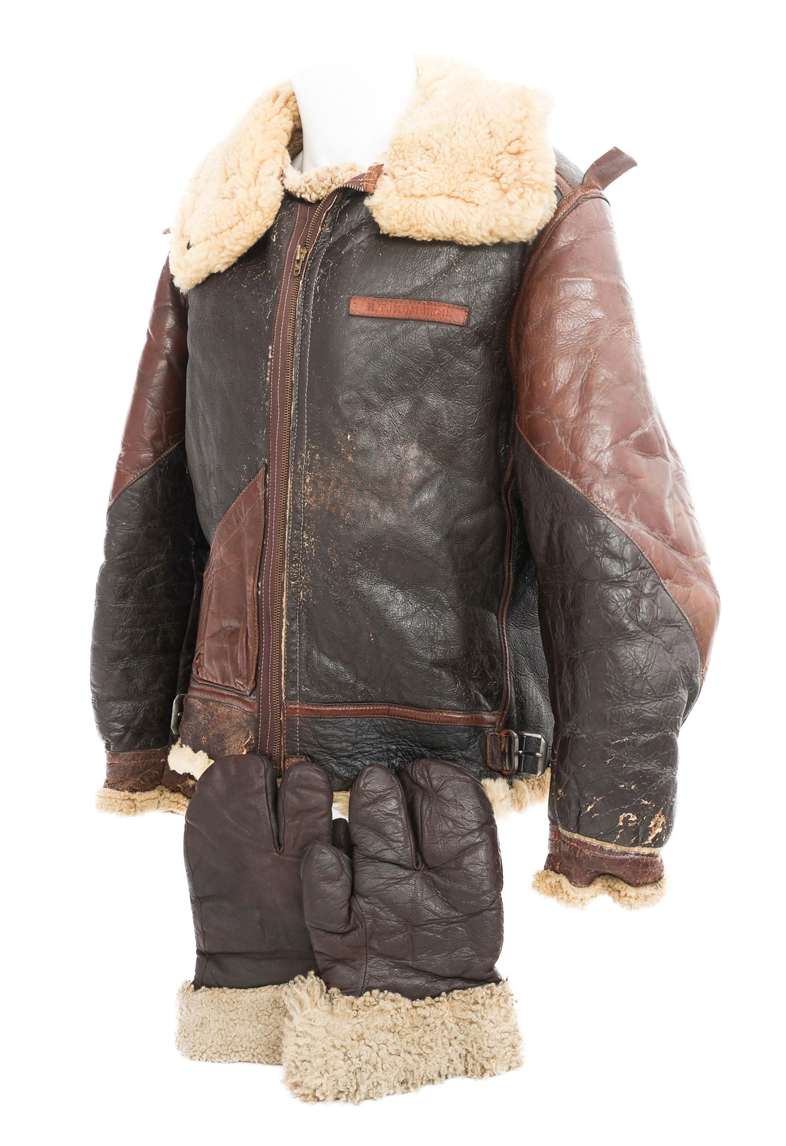 WWII USAAF NAMED B-3 LEATHER FLIGHT JACKET (1 of 16)