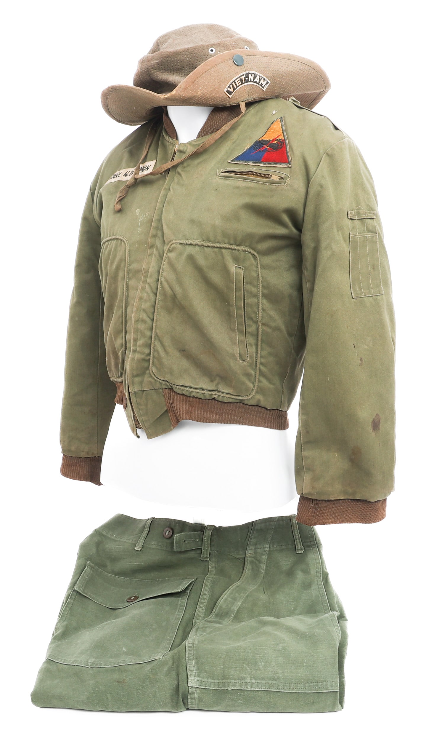 VIETNAM WAR US CAVALRY M113 APC NAMED UNIFORM (1 of 19)