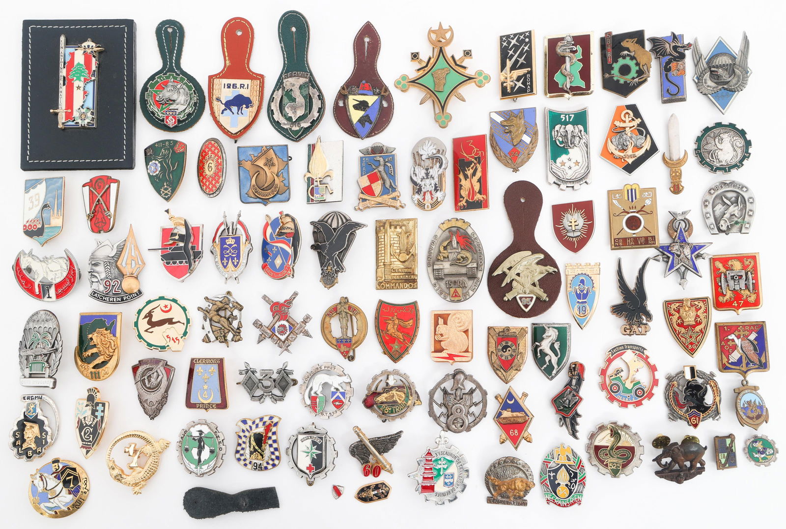 FRENCH ARMY & COLONIAL INFANTRY UNIT INSIGNIA (1 of 19)