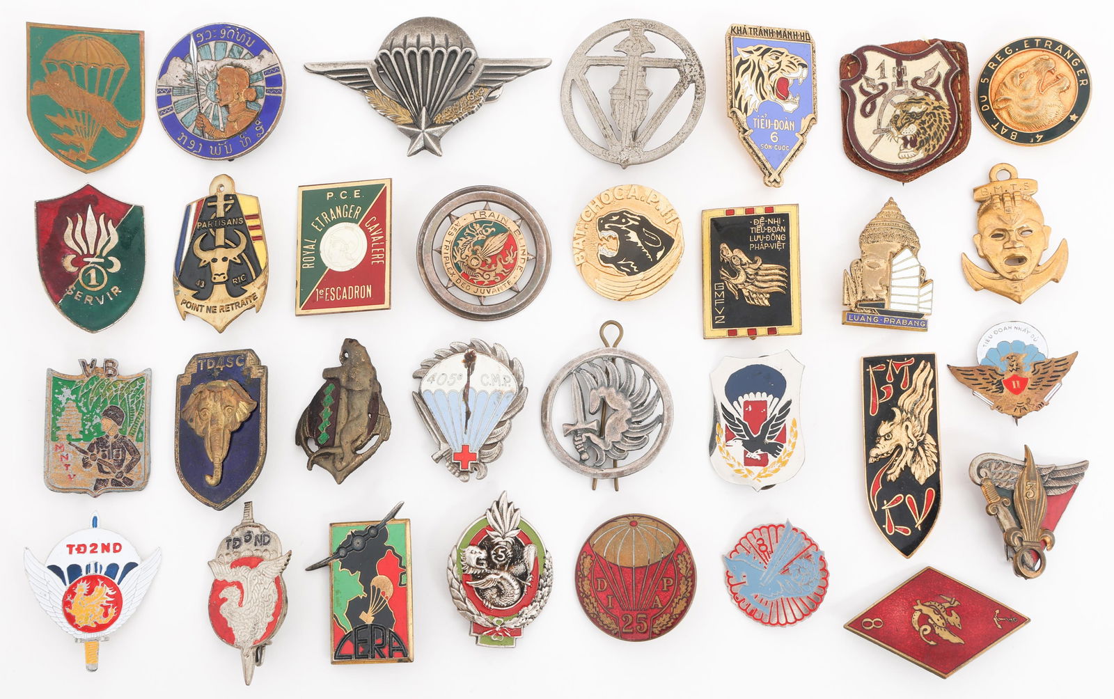 INDOCHINA WAR FRENCH ARMY UNIT INSIGNIA (1 of 16)