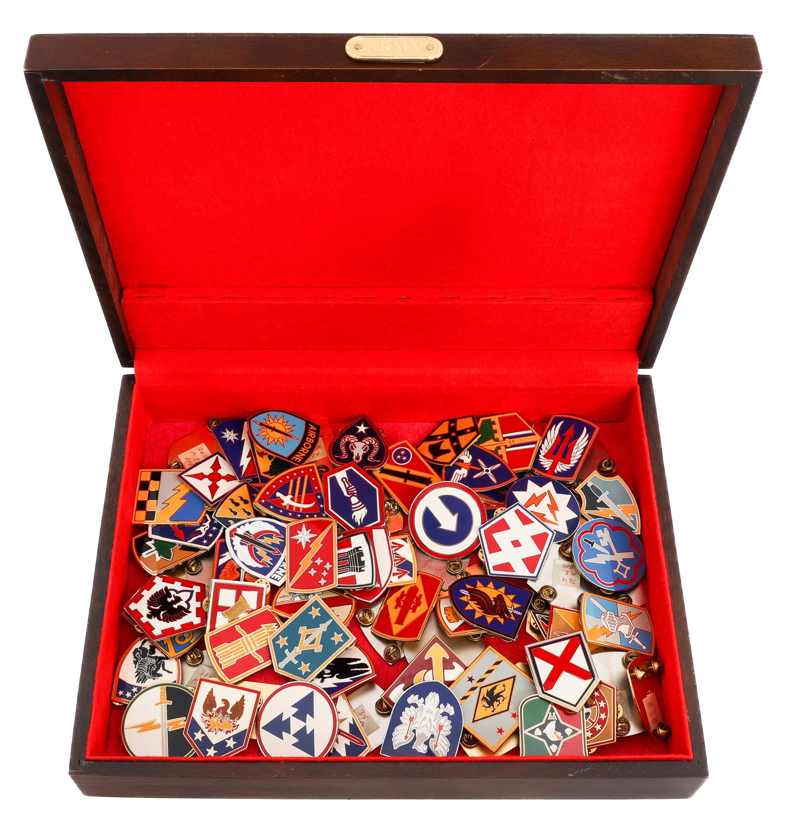 COLD WAR - CURRENT US ARMY CSIB INSIGNIA: COLD WAR - CURRENT US ARMY CSIB INSIGNIA Cold War - Current US Army CSIB Insignia. Includes 93rd Signal Brigade, 207th Military Intelligence Brigade, 55th Sustainment Brigade, 101st Sustainment Brigad