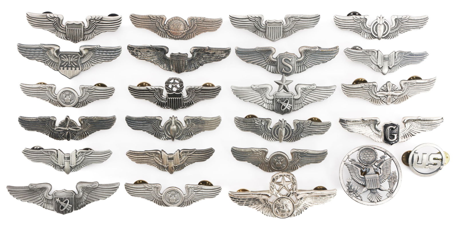 COLD WAR US ASTRONAUT & AIRCREW RESTRIKE WINGS (1 of 16)