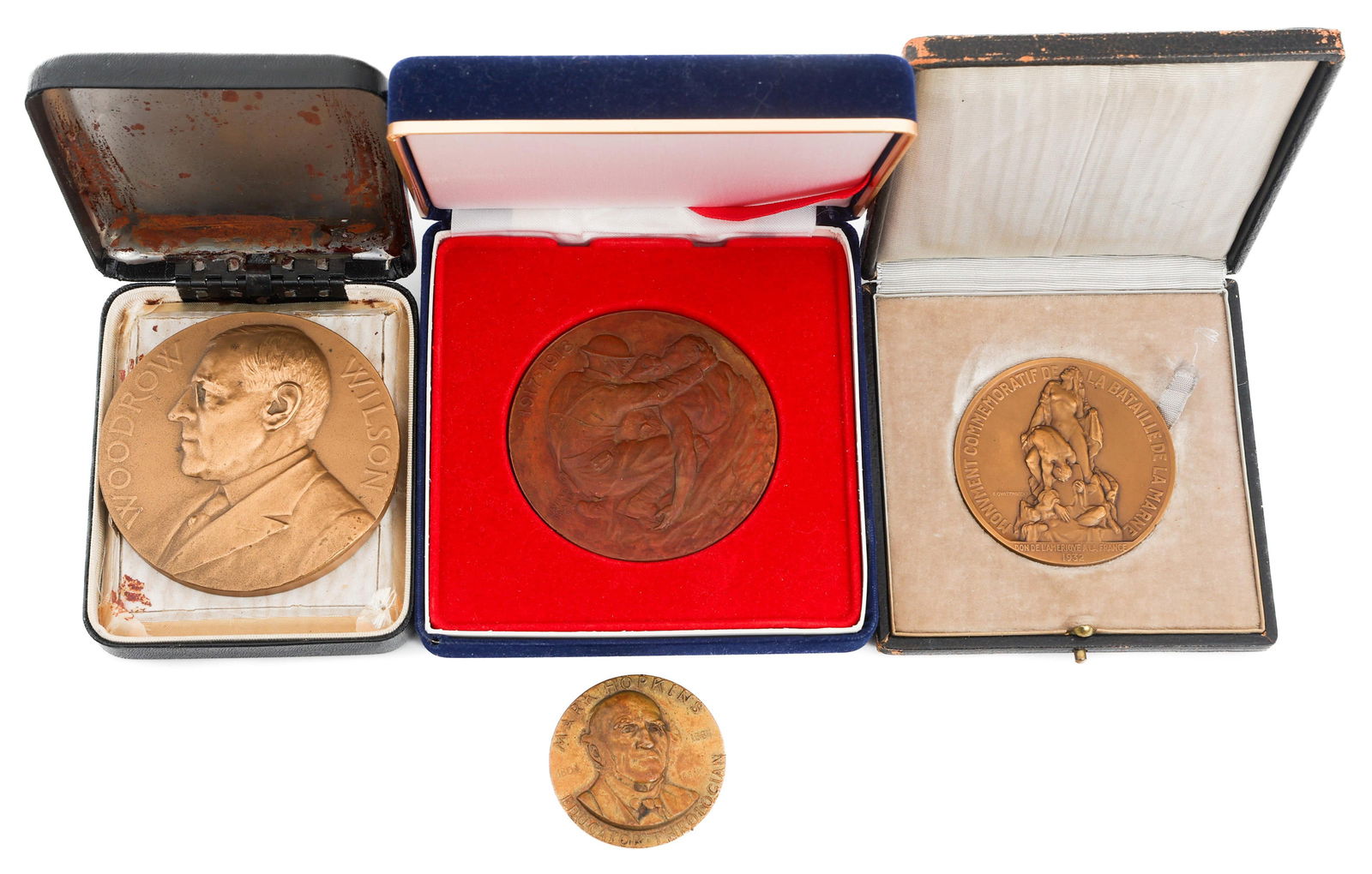 WWI - WWII US CHAPLAINS & FRENCH MEDALLIONS (1 of 10)