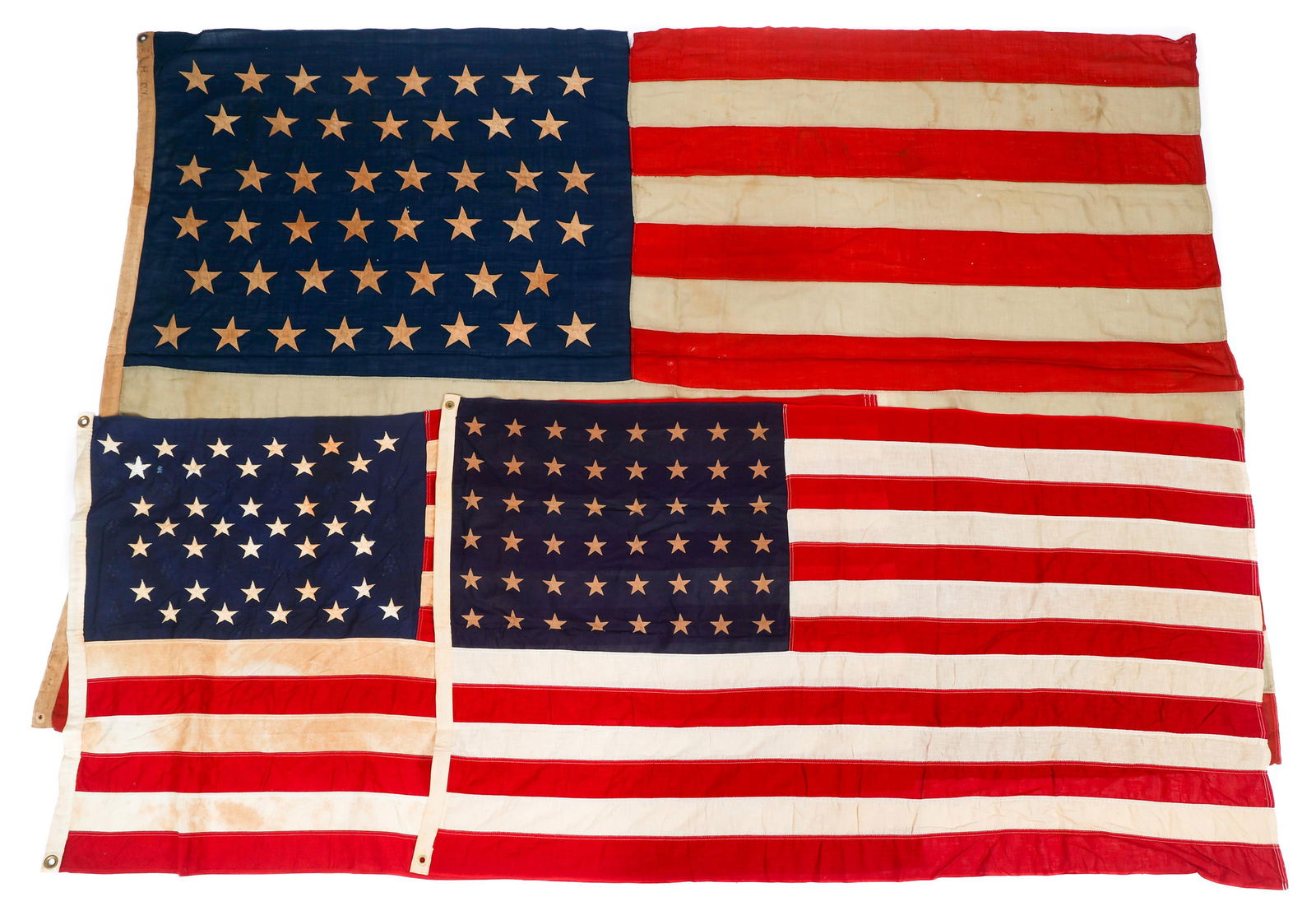 CIVIL WAR - WWII 35, 46 & 48 STAR AMERICAN FLAGS (1 of 14)