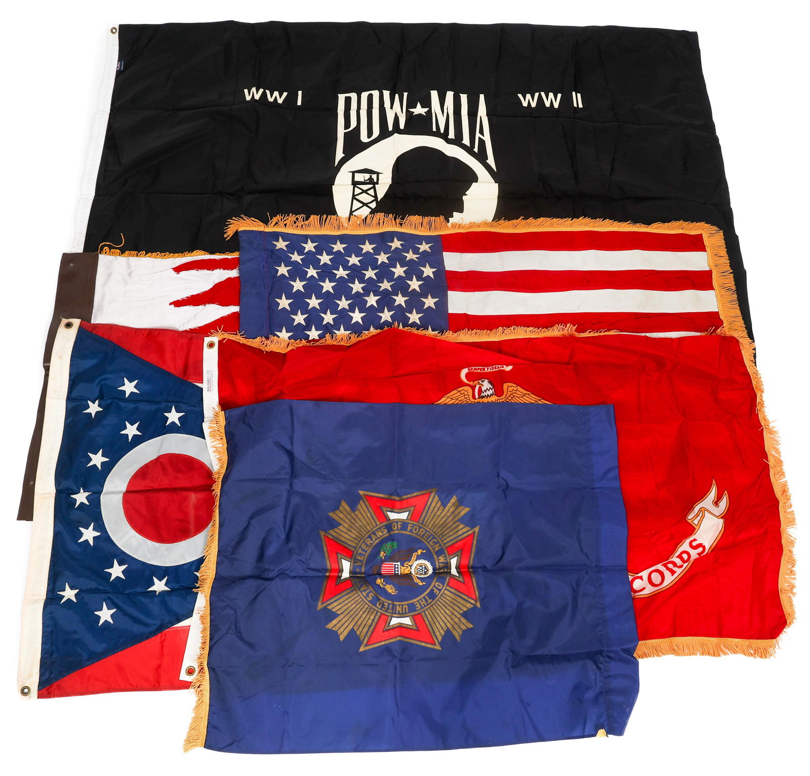 US 50 STAR, USMC, POW-MIA & NOVELTY FLAGS (1 of 13)